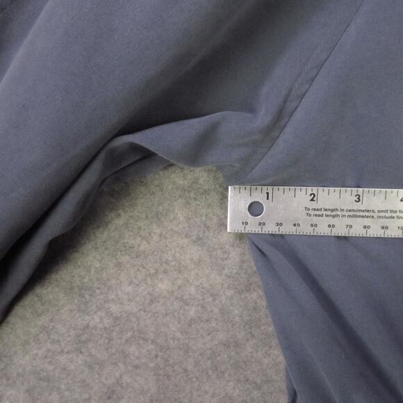 London Fog Jacket Mens Large Blue Gray Full Zip Elastic Waist Raglan Casual - Picture 5 of 7